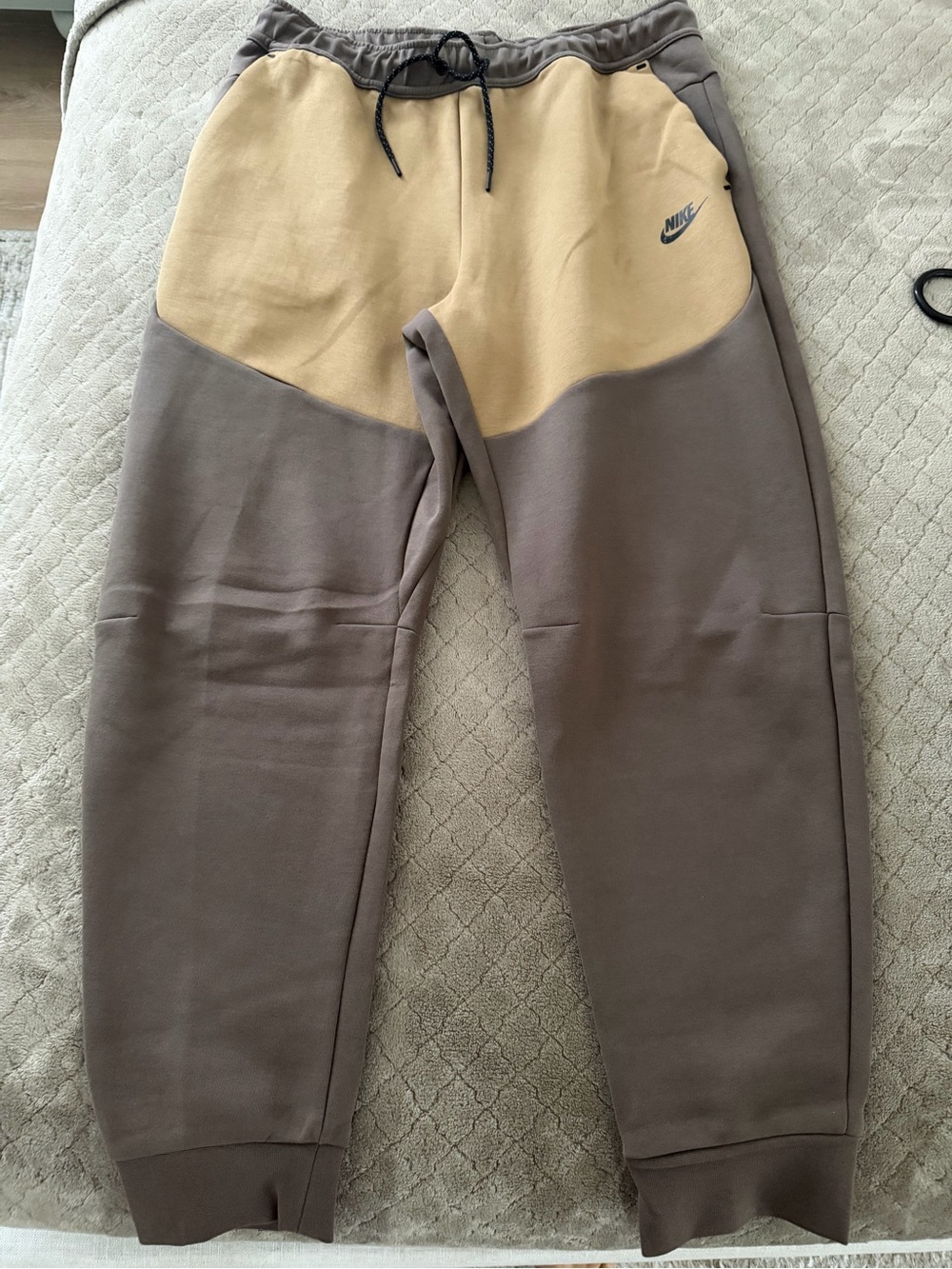 Nike Mens Two-Tone Brown & Tan Jogger Sweatpants NWOT - XL